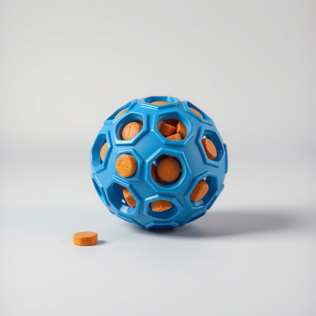 Treat-Dispensing Puzzle Ball